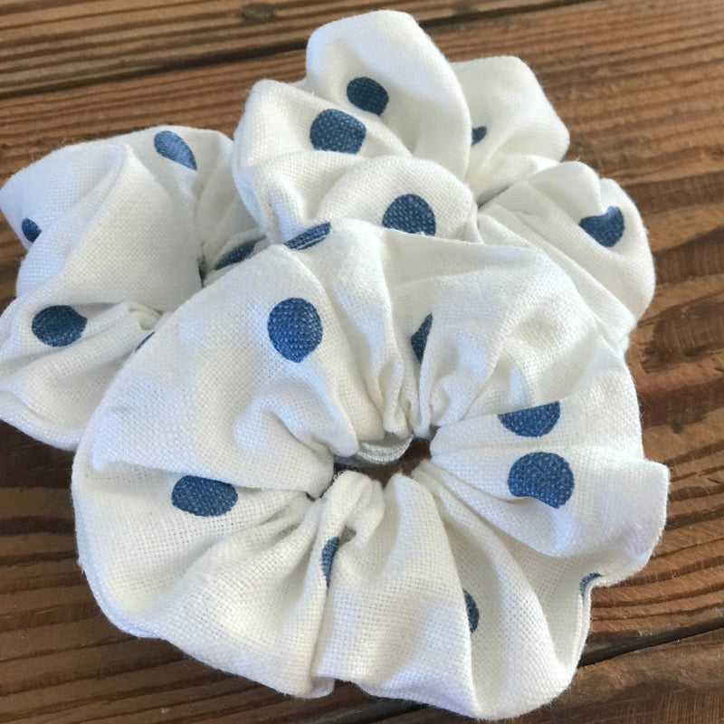 moutty Le chouchou Bun - Lin pois bleu Le chouchou Bun - Tous coloris confondus