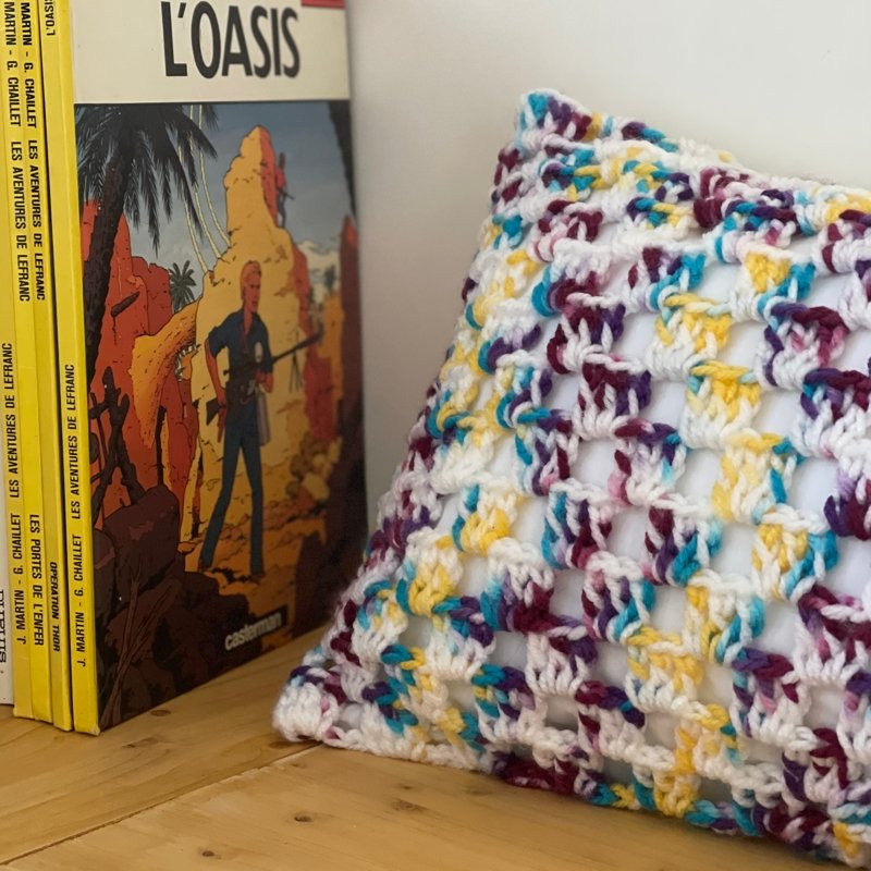 moutty Le coussin crochet Paulette