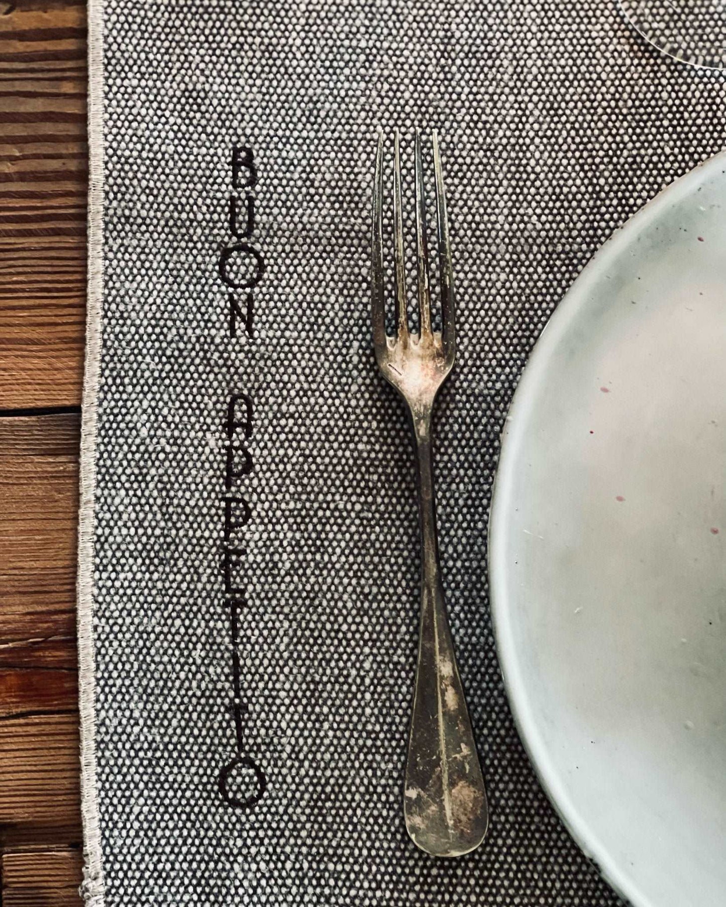 moutty set de table Le set de table Big - Délavé béton