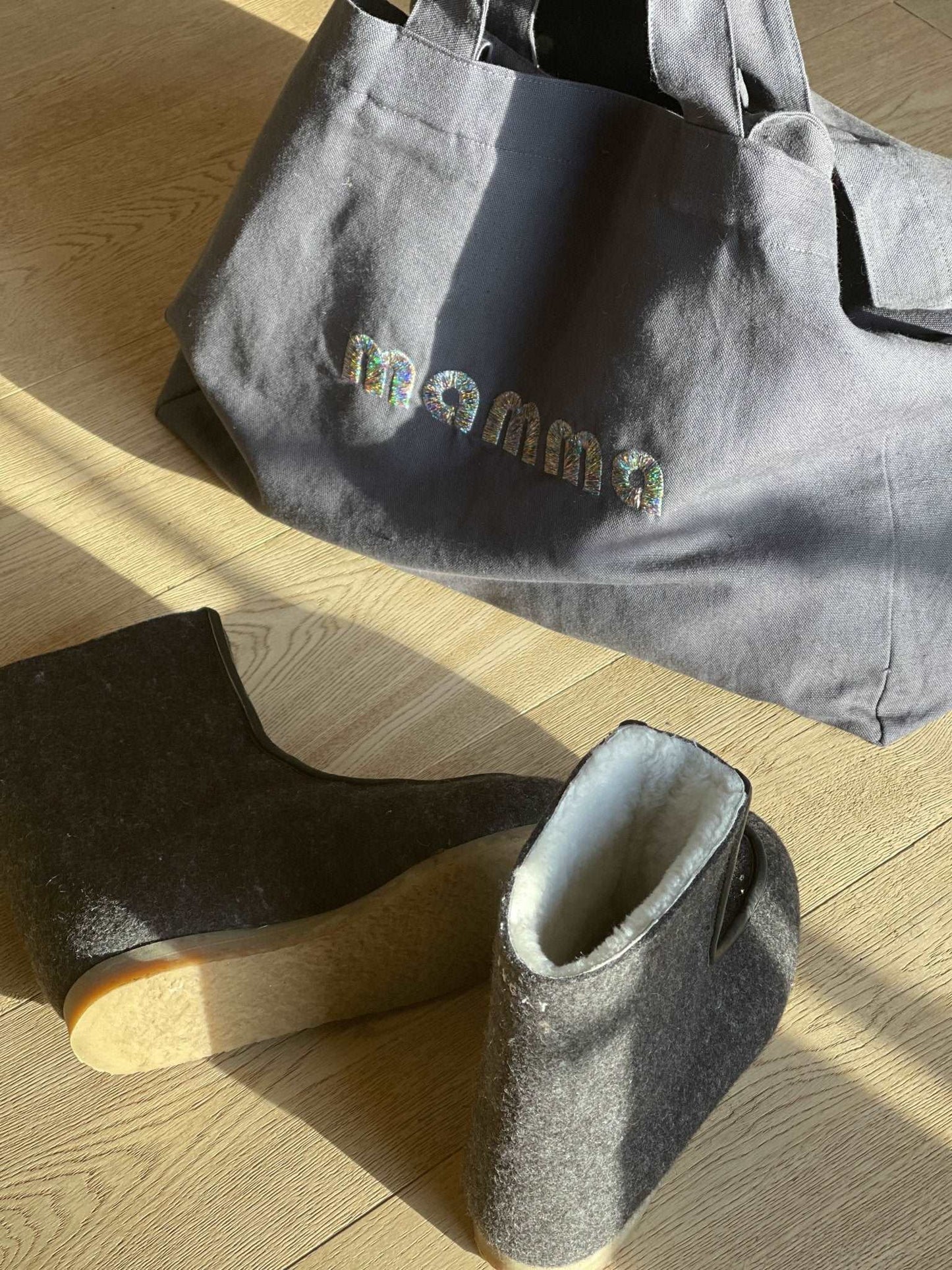 moutty Sac MIKE - LE SAC GÉANT - ACIER - BRODÉ