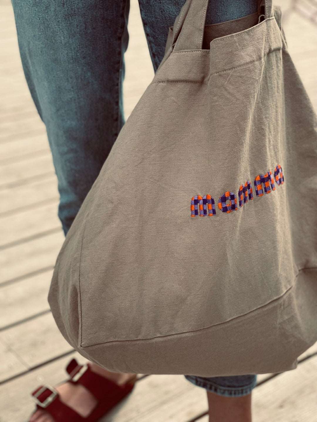 moutty Sac MIKE - LE SAC GÉANT - TERRE - BRODÉ