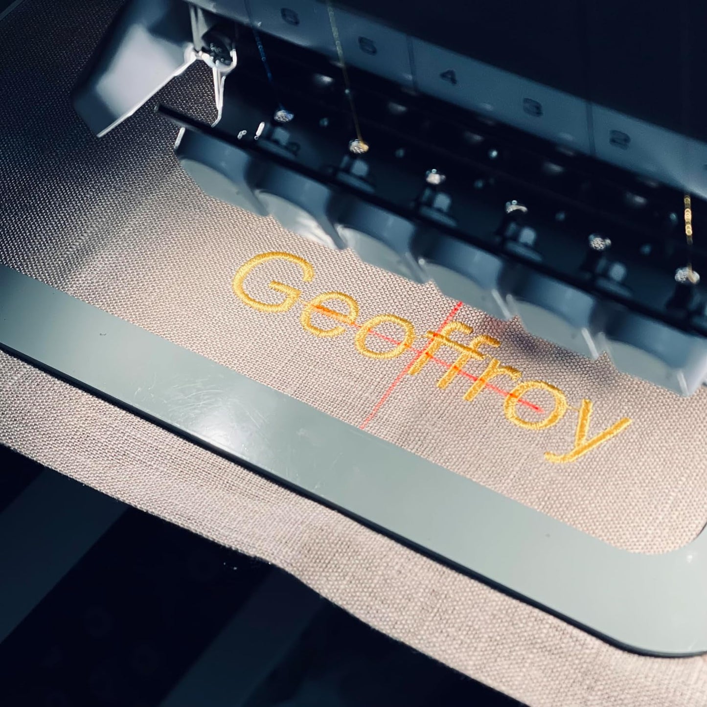 moutty SERVIETTE DE TABLE PERSONNALISÉE - BLANC