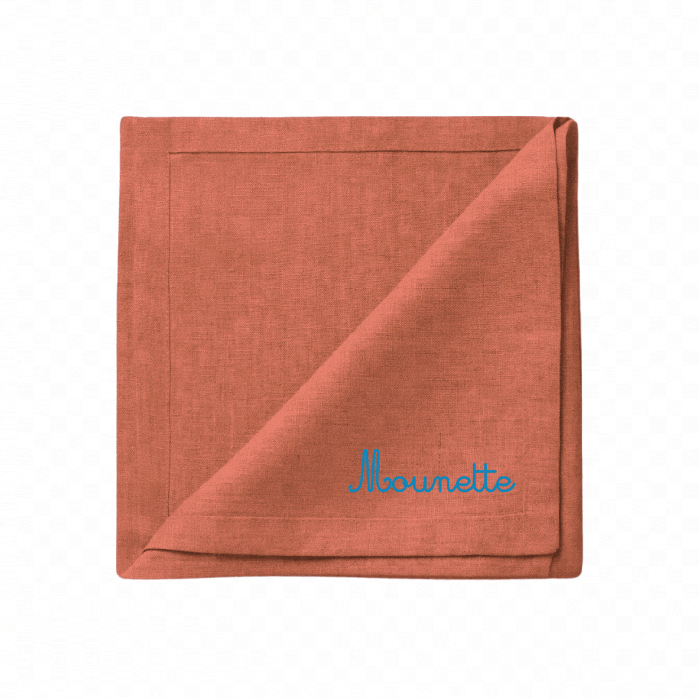 SERVIETTE DE TABLE PERSONNALISÉE - TERRACOTTA