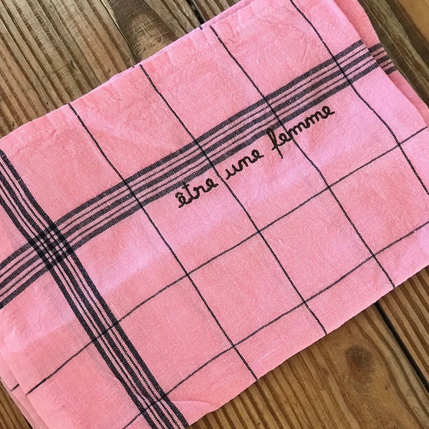 moutty Torchon le parisien - Buvard - "être une femme"