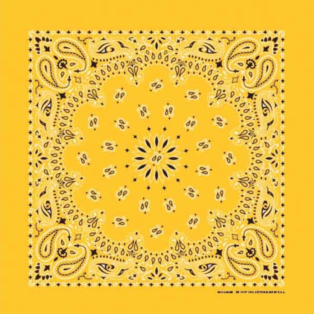 BANDANA AMERICANA PERSONALIZADA EN ALGODÓN