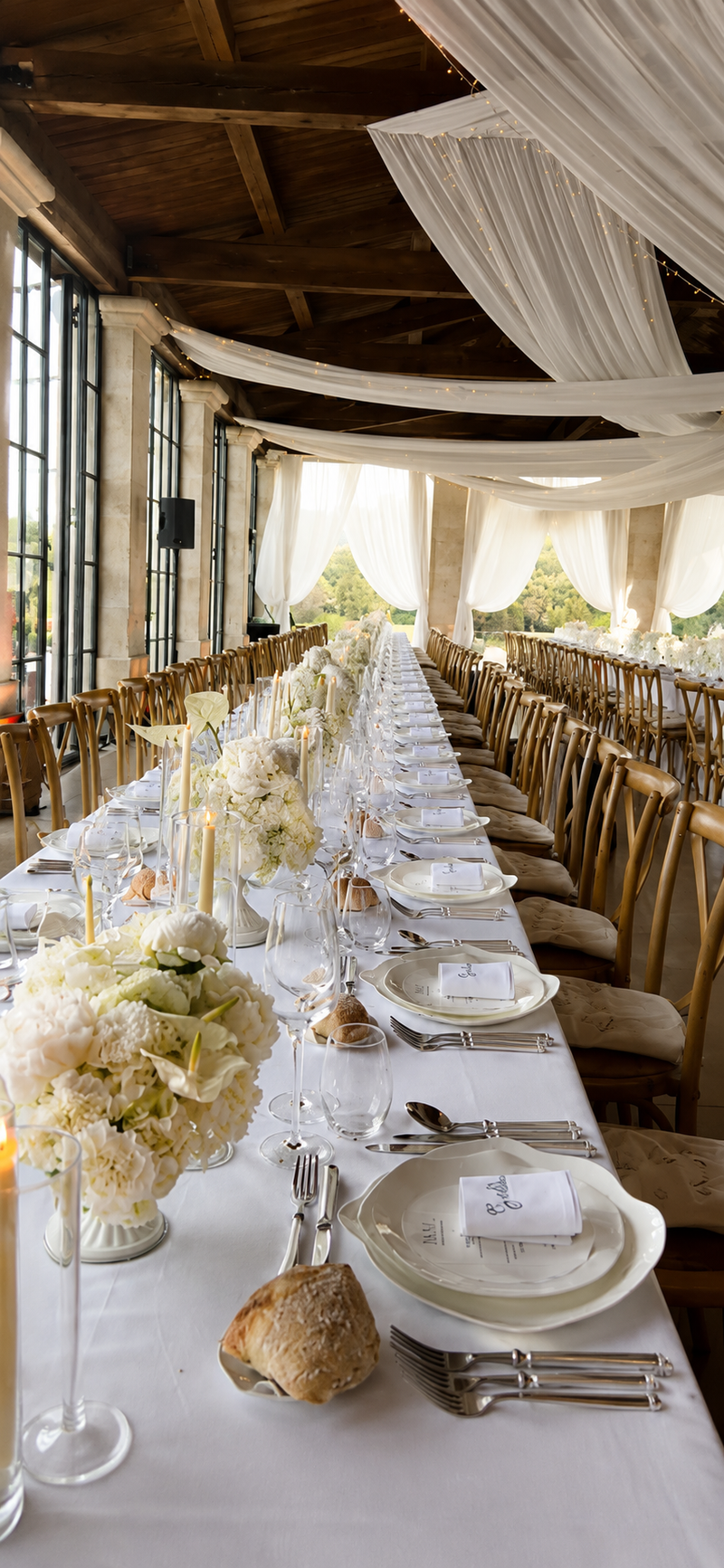 serviette de table mariage