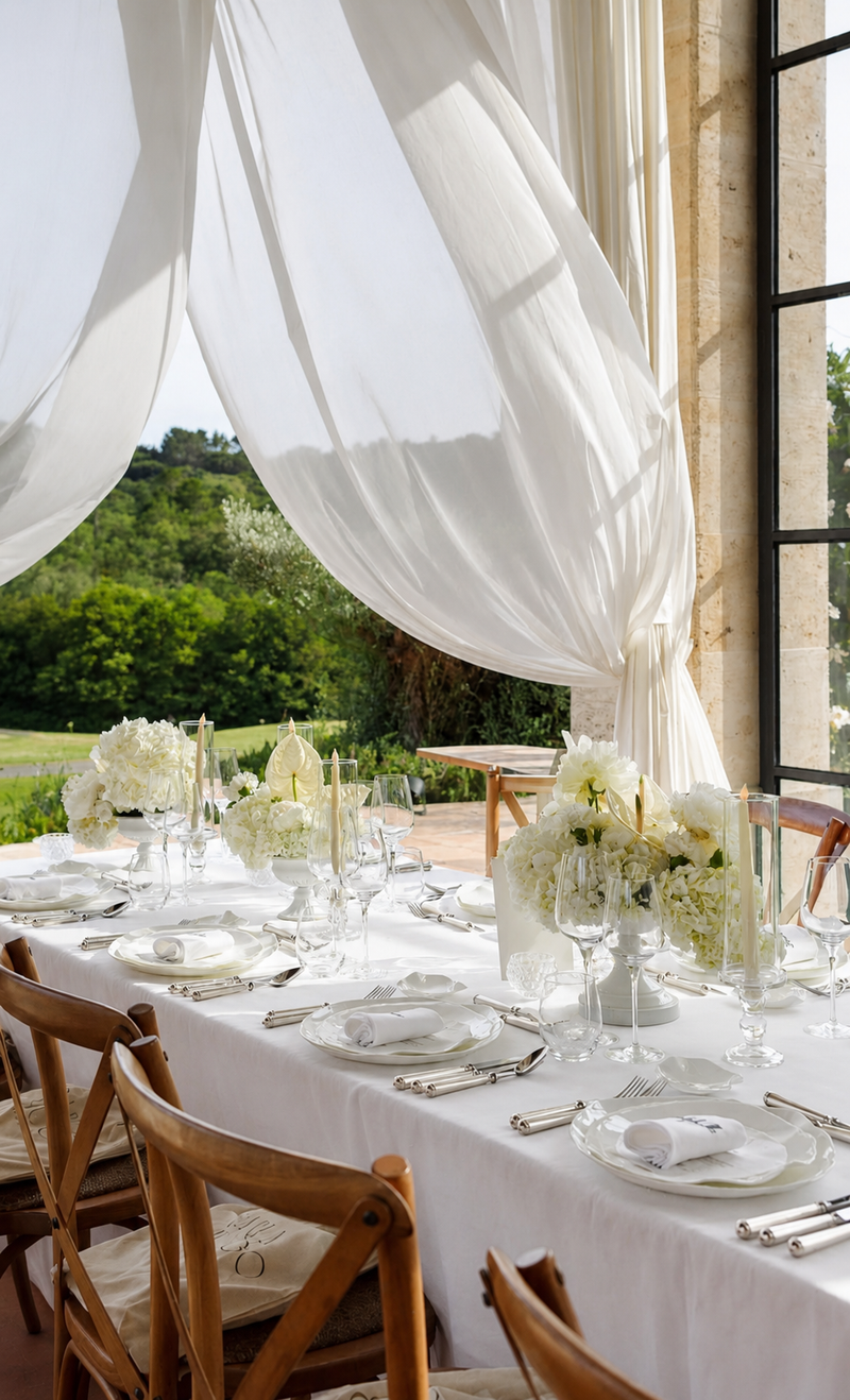 serviette de table mariage