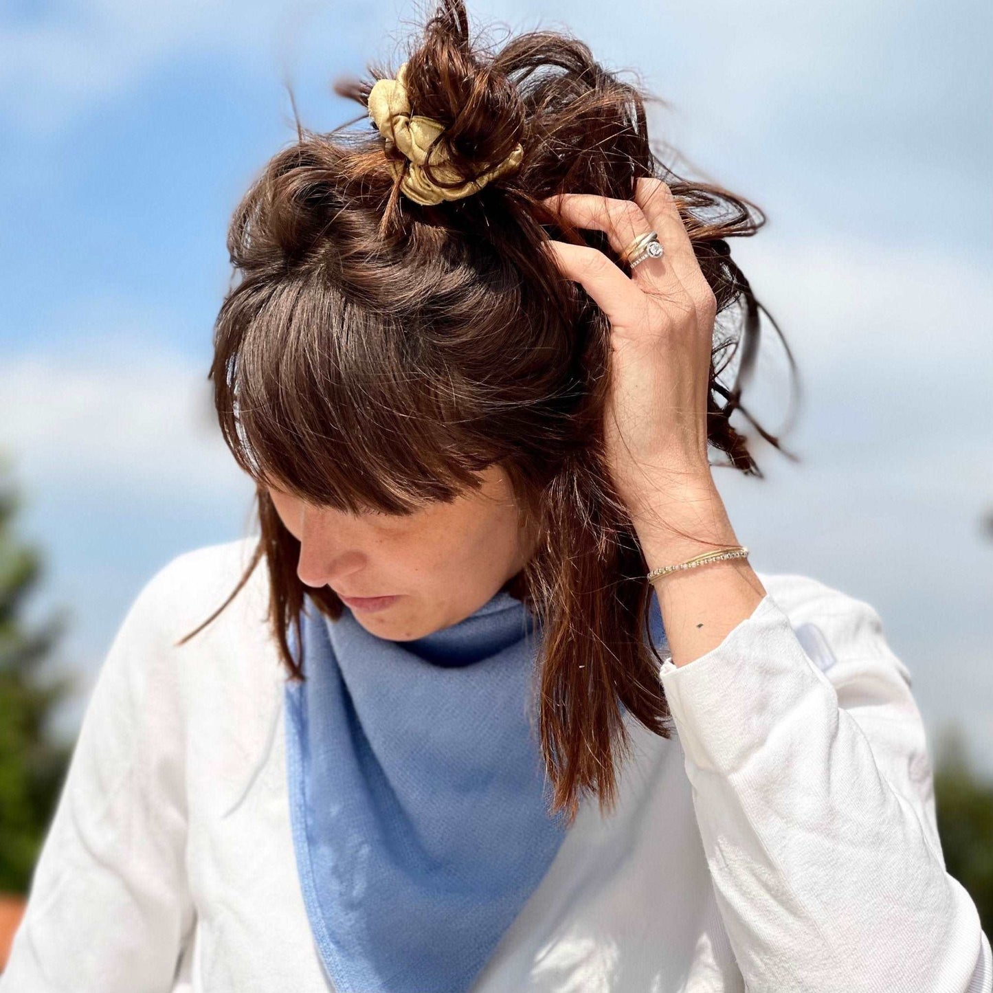 moutty Bandanas CIEL BANDANA EN CACHEMIRE - FEMME