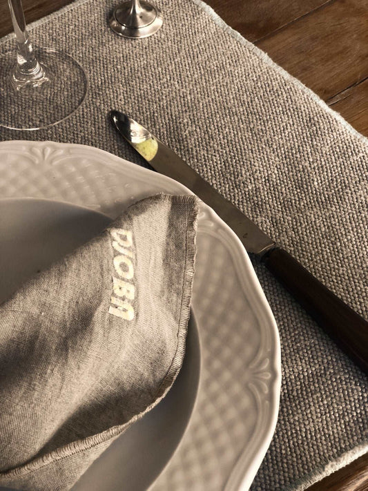 moutty set de table Le set de table Big - Délavé béton