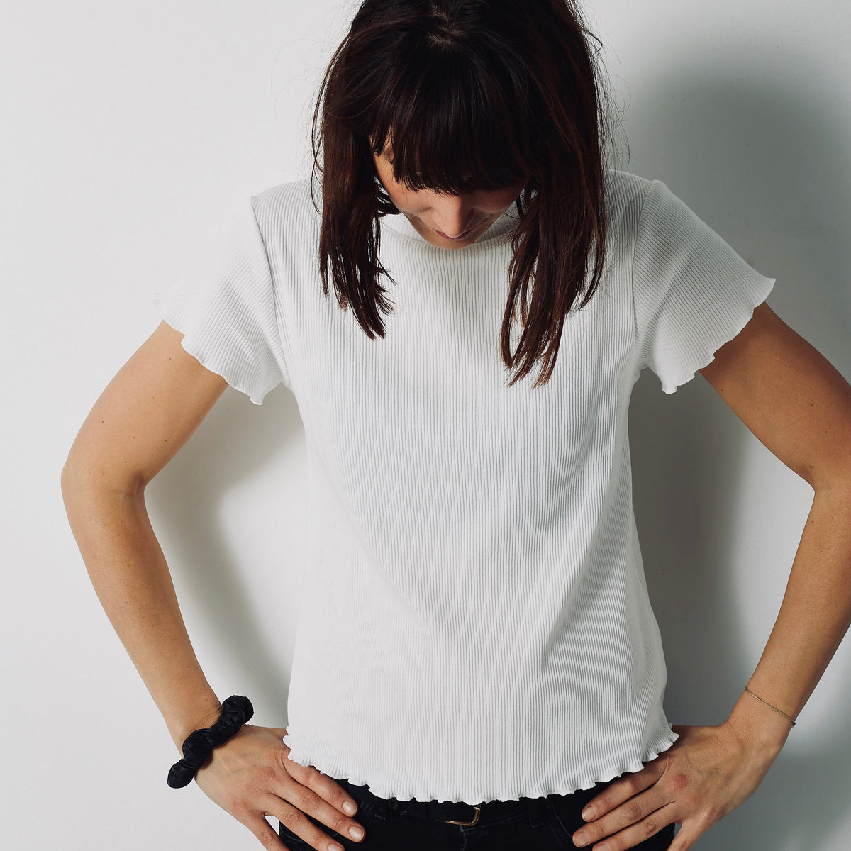 moutty t shirt Le t-shirt blanc - Arlette - Personnalisé