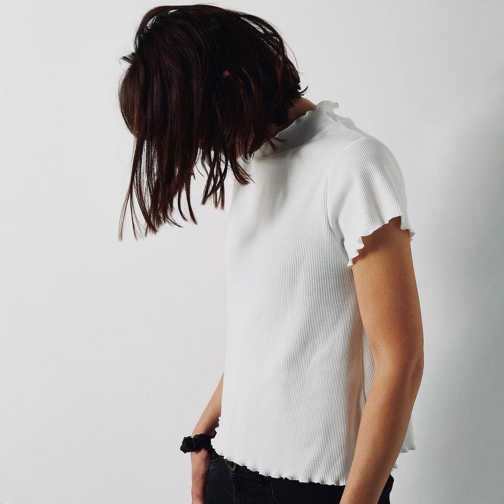 moutty t shirt Le t-shirt blanc - Arlette - Personnalisé