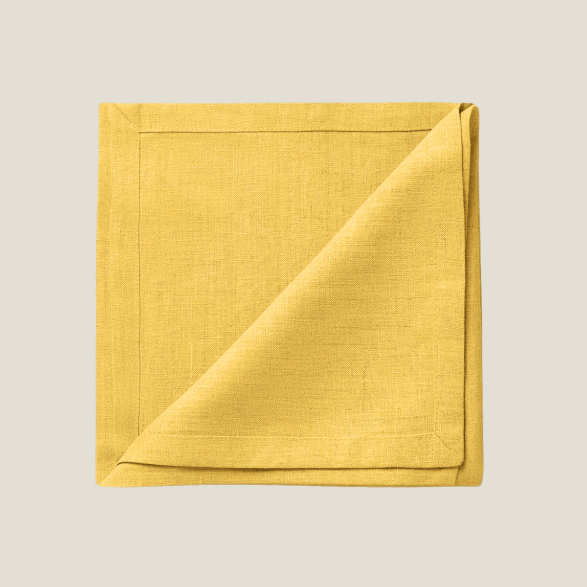 moutty SERVIETTE DE TABLE PERSONNALISÉE - JAUNE