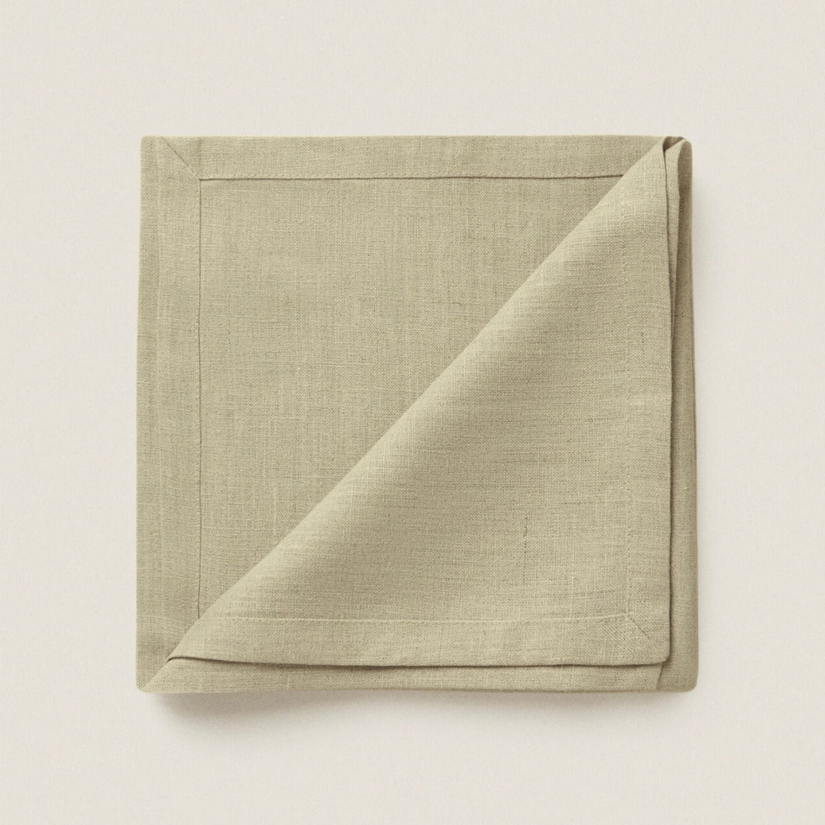 moutty SERVIETTE DE TABLE PERSONNALISÉE - NATUREL