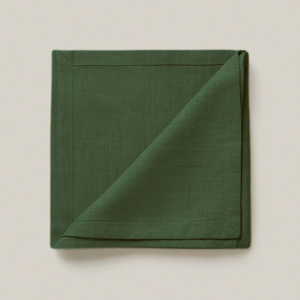 moutty SERVIETTE DE TABLE PERSONNALISÉE - VERT
