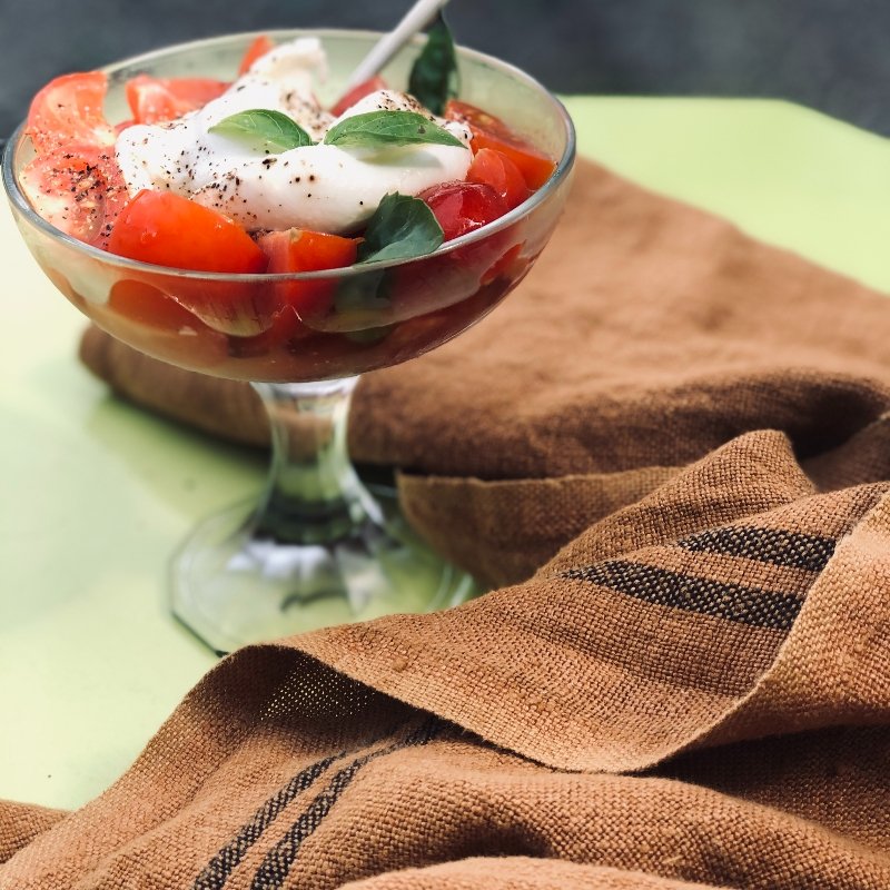 moutty Torchon le bocage - Bois - Brodé « maman chérie »