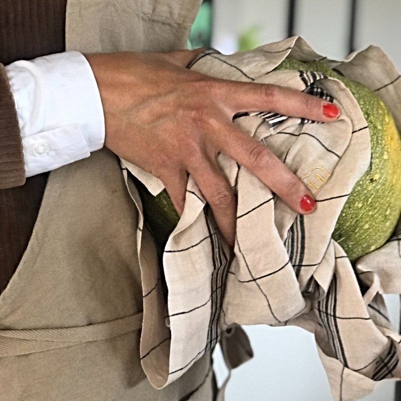 moutty TORCHON PERSONNALISÉ - LE PARISIEN - MOKA