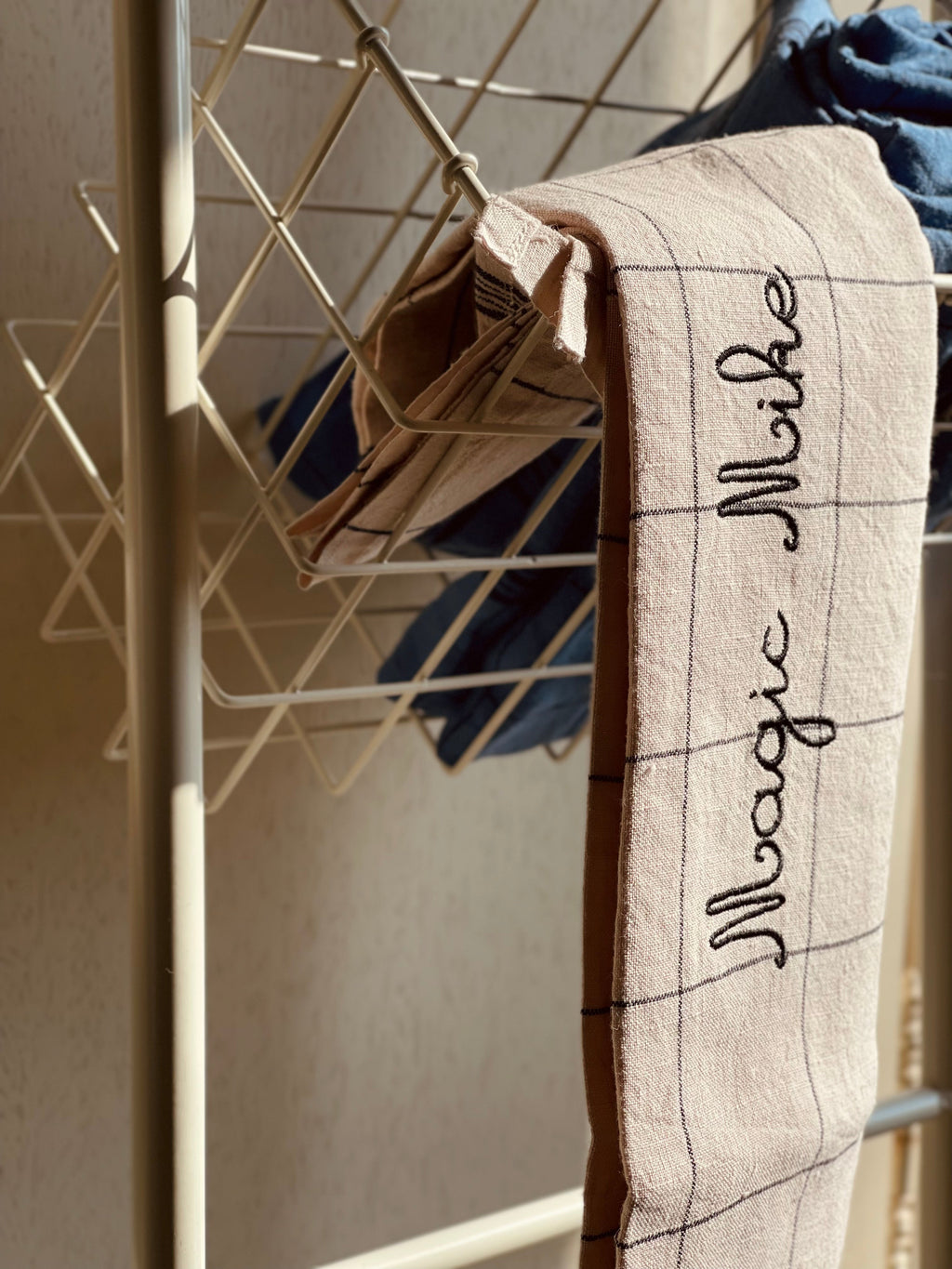 moutty TORCHON PERSONNALISÉ - LE PARISIEN - MOKA